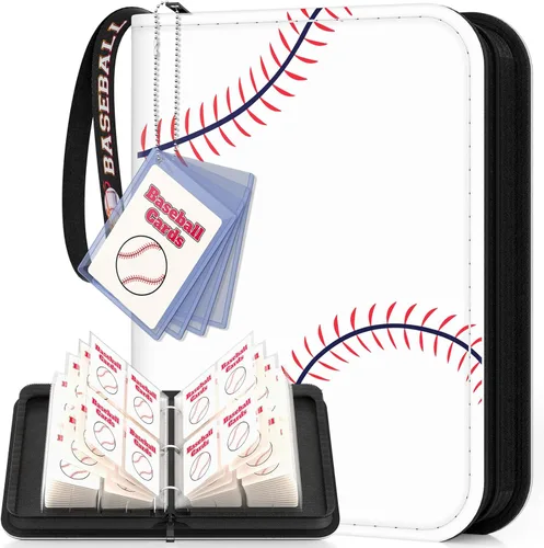 Mlikero Carpeta de Tarjetas de Béisbol de 440 Bolsillos, Carpeta de Tarjetas Coleccionables con Diseño de Exhibición de Tarjetas, Portador de