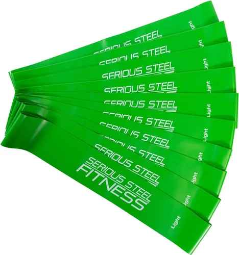 Miniatura 13 de Serious Steel Fitness Mini bandas de resistencia Bandas elásticas de rehabilitación y prehab Bandas de entrenamiento de ejercicio de 12 pulgadas