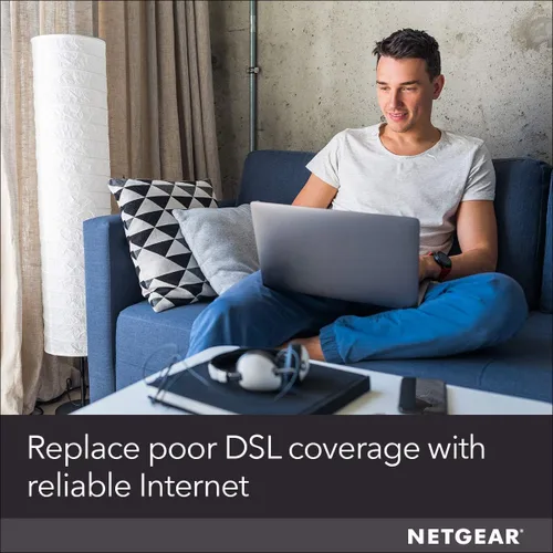 Miniatura 5 de NETGEAR Hotspot WiFi móvil Enrutador 4G LTE AC797-100NAS Velocidad de descarga de 400 Mbps Conecta hasta 15 dispositivos Crea una WLAN