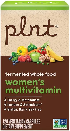 Miniatura 4 de plnt Multivitamínico de WomenaTMs de alimentos integrales fermentados (120 cápsulas veganas)