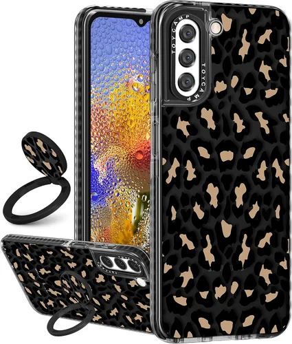 Miniatura 19 de Toycamp Funda para Samsung Galaxy S22, diseño de mariposa azul para mujeres, niñas, adolescentes, bonita funda femenina con soporte de anillo