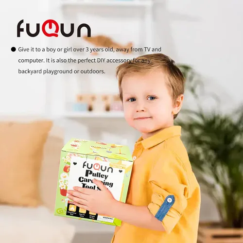 Miniatura 5 de FUQUN Accesorios para Casa del Árbol y Casa de Juegos para Niños, Polea de Cubo Resistente con Cable, Juguetes de Escalada al Aire Libre para Niños