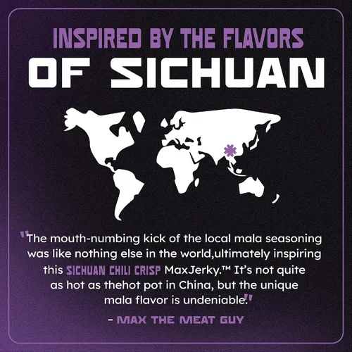 Miniatura 9 de MaxJerky Sichuan Chili Crisp Chicken Jerky, 0.97 oz de proteína, 2.5 onzas (paquete de 4)