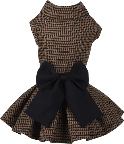 Miniatura 12 de Vestidos para mascotas para perros pequeños, gatos y niñas, lindo vestido de princesa con lazo, camisa para cachorros, falda para todo