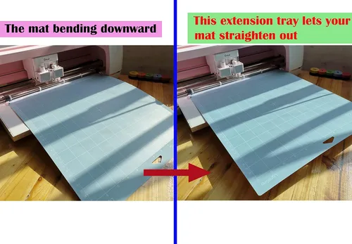 Miniatura 3 de Bandeja de extensión para Cricut Maker4 / Maker3 / Maker, bandeja extensora compatible con Cricut Mat, soporte extensor de alfombrilla de corte