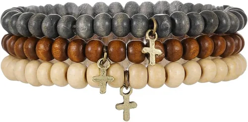 Miniatura 20 de Gothic Bracelet Adjustable Punk Braided Multilayer Grunge Set Beaded Bracelets Emo Metal Cuff Wrap Bracelets Stackable Meaningful Gift