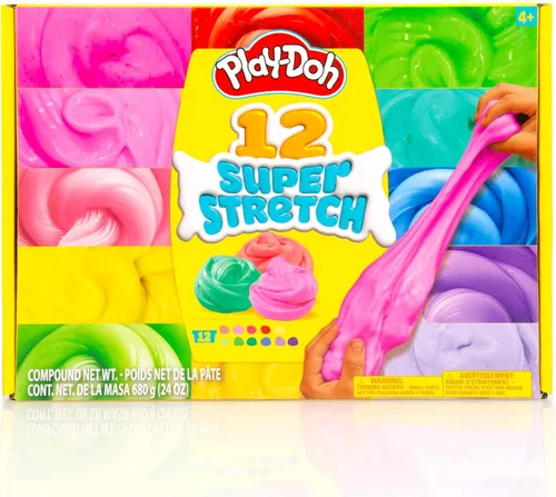 Miniatura 8 de Play-Doh Juego variado de 12 unidades de Playdoh súper elástico, regalos para niños, juguetes populares, recuerdos de fiesta para edades de 8 a 12