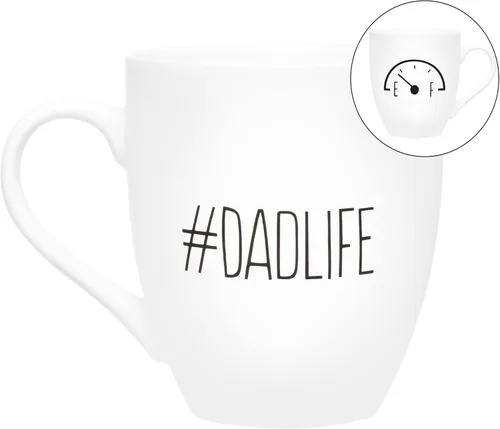 Pearhead #DadLife - Taza para el día del padre, regalo para nuevos padres, regalo de niños, apto para lavavajillas y microondas, grande
