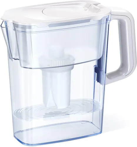 Miniatura 10 de AQUAPHOR Jarra de filtro de agua compacta de 5 tazas con 1 filtro B15 - Azul oscuro