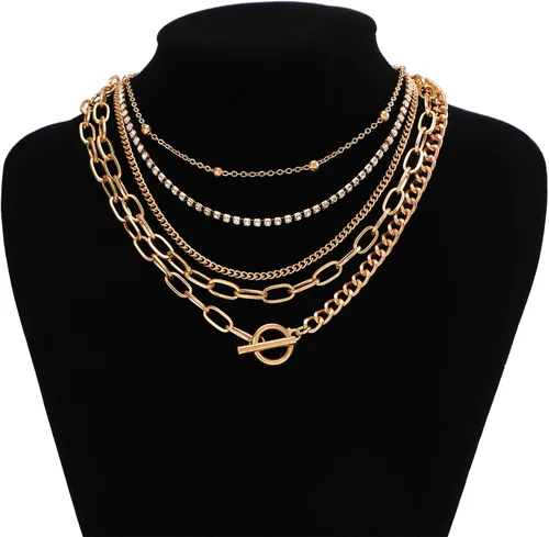 Miniatura 10 de Long tiantian Collares en capas para mujer, joyería occidental para mujer, collar de moneda apilable, collar de país, moderno, bohemio, verano