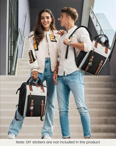 Miniatura 9 de Mochila para portátil para mujeres, mochila de trabajo, mochila de viaje, mochila de conmutador, mochilas escolares universitarias, 15,6 pulg.