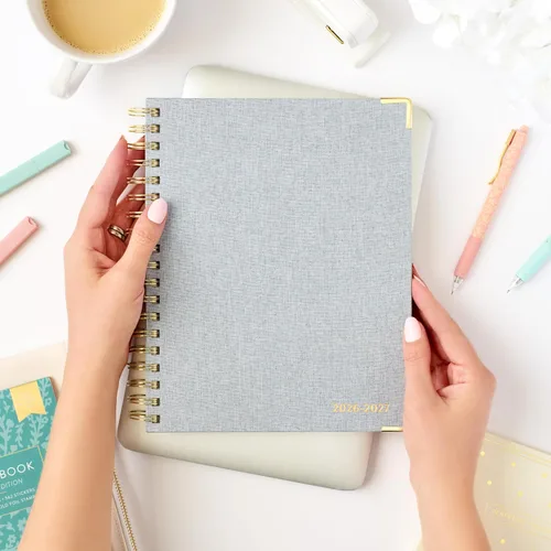Miniatura 3 de PPP Work Planner 2026-2027 12-Month Weekly Calendar (Start Monday) Vertical Weekly Layout Monthly Review Pages Budgeting & Goal Tracker