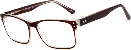 Miniatura 14 de Gafas de lectura rectangulares de gran calidad para hombres grandes - Lector de calidad óptica de ajuste ancho negro (TT Black)