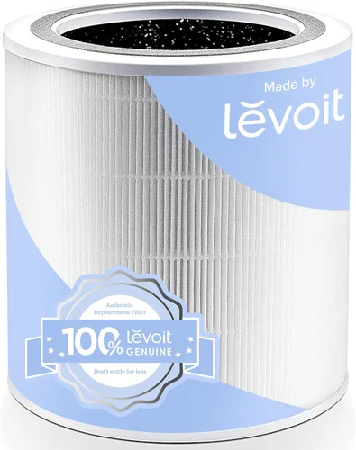 Levoit Core 400S-P - Filtro de repuesto original para purificador de aire, AHAM VERIFICE, compatible con el modo de suspensión HEPA, carbón activado