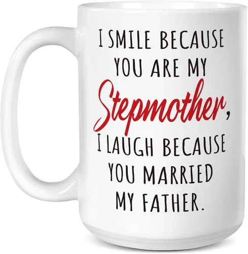 Miniatura 7 de Taza de café Bonus Dad de Fatbaby, divertidas tazas de café para regalo para padrastro de hija, hijo, hijastra, regalos para el Día del Padre