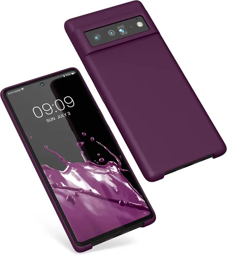Miniatura 543 de kwmobile Funda Compatible con Google Pixel 6 Pro - Funda de teléfono de silicona TPU con acabado suave - Azul Arrecife