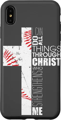 Miniatura 11 de Baseball Phone Case Christian Bible Verse Philippians 4:13 Case for iPhone 17