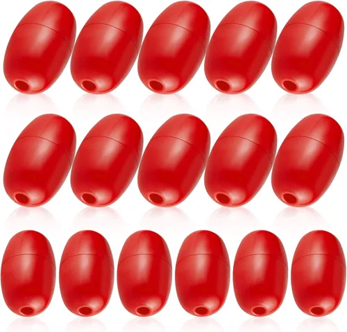 Miniatura 9 de Lewtemi Boyas Flotadoras Cuerdas Flotadoras Marinas, 12 cm x 7 cm, Boyas Marcadoras de Pesca de Agua Profunda con Agujero de 1.5 cm de Profundidad