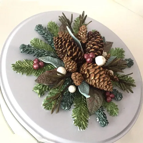 Miniatura 4 de ZHUOJIE Flower Pro - Molde de silicona para follaje de invierno y follaje de boda, decoración de pasteles y manualidades para bodas, guirnaldas