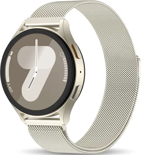 Miniatura 14 de JKD Banda Magnética de Metal Compatible con Samsung Galaxy Watch 7 Banda, Galaxy Watch 6 5 4 FE 40mm 44mm/5 Pro 45mm/Watch 6 4 Classic/Active 2