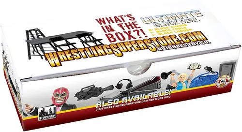 Miniatura 4 de Ultimate Escalera, mesa y sillas negro juego para figuras de acción de lucha libre