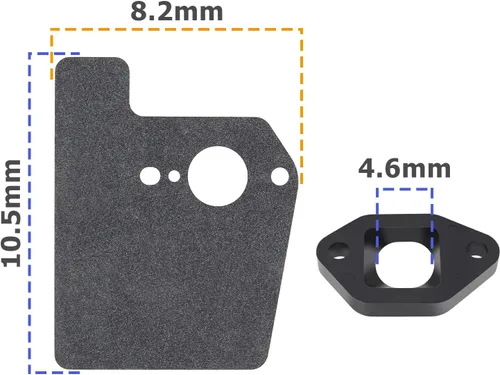 Miniatura 3 de The Lord of the Tools Juego de 2 juntas aislantes de carburador compatibles con Honda GCV160 GCV160A GCV160LA GCV160LAO GCV160LE piezas de motores