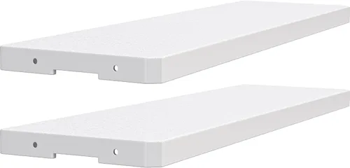 Miniatura 14 de YITAHOME - Cobertizo de almacenamiento horizontal al aire libre con puerta bloqueable en forma de X, cobertizo de herramientas de resina resistente