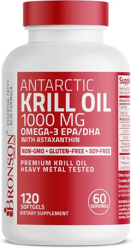 Miniatura 5 de Suplemento Antarctic Krill Oil de 0.035 onzas, de Bronson , No Model, 1