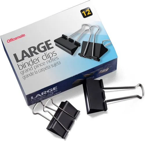 Miniatura 7 de Clips de metal tamaño micro Officemate, negro, 100 por envase (31030)., Negro
