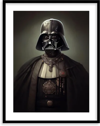 Miniatura 44 de Láminas de Arte de Retratos Victorianos de Star Wars - Impresión de Arte Fino Giclée Premium - Decoración de Pared Steampunk Estética, Póster Darth