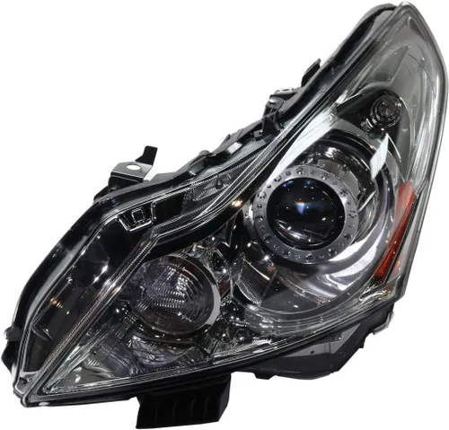 Para Infiniti G37 2010 2011 2012 2013 lado del conductor de faros delanteros | 4 puertas | Modelo deportivo | Reemplazo para IN2502159 | 26060-1NM1D