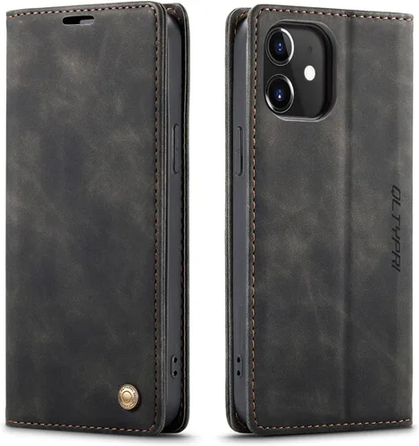 Miniatura 78 de QLTYPRI Para iPhone Air Case Wallet Con Tarjetero, Vintage PU Cuero Kickstand Cierre Magnético A Prueba De Golpes Folio Libro Funda Para IPhone 17