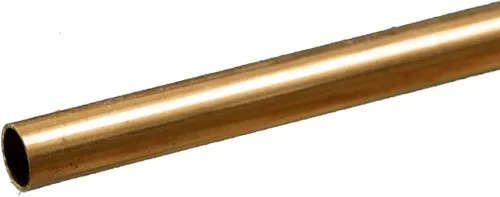 Miniatura 18 de K & S PRECISION METALS 8126 3PK3/32 x 12 BRS RND Tubo, paquete de 3, latón