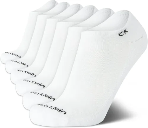 Miniatura 151 de Calvin Klein Calcetines para hombre, mezcla de algodón, acolchados, sin talla, forro de calcetines atléticos (6 unidades)