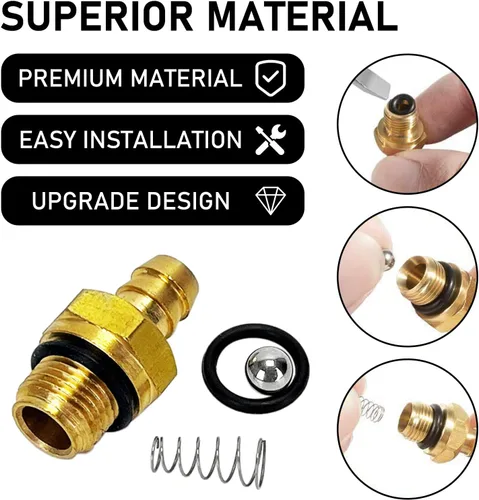 Miniatura 5 de Kit de inyector de jabón químico para lavadora a presión, compatible con Homelite, Ryobi, Husky, Troy Bilt reemplaza a 190593GS, 190635GS, 203640GS