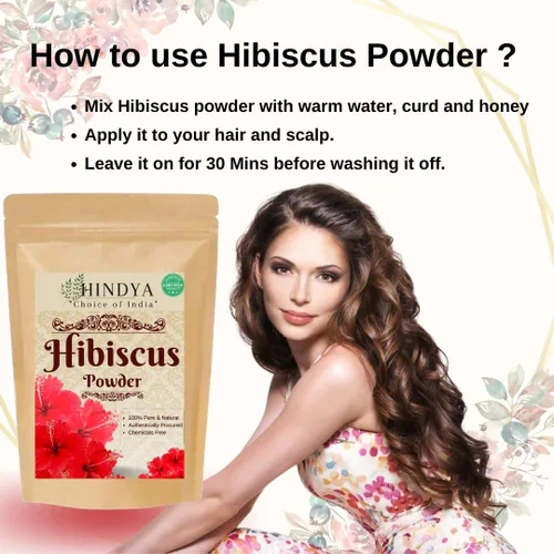 Miniatura 6 de Polvo de flor de hibisco orgánico para paquete facial y mascarilla capilar, hibisco puro natural Rosa-Sinensis cuidado del cabello y la piel, polvo