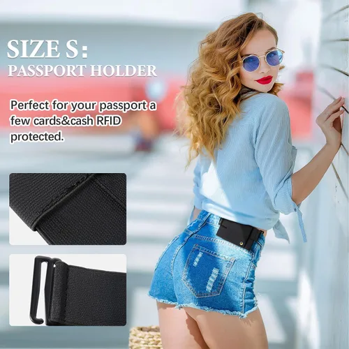 Miniatura 2 de The Minimalista Invisible Wallet - Riñonera unisex Mini bolsa para tarjetas de llaves teléfono deportes al aire libre 2023 NEWS (S: 4.921 in)