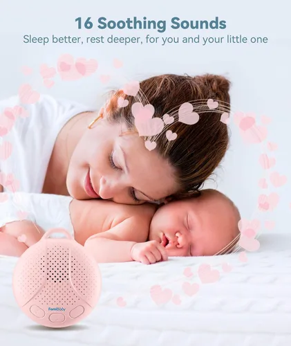 Miniatura 4 de Máquina de sonido para bebés y niños - Chupete de sueño para bebés Máquina portátil de ruido blanco con luz nocturna para guardería 16 sonidos
