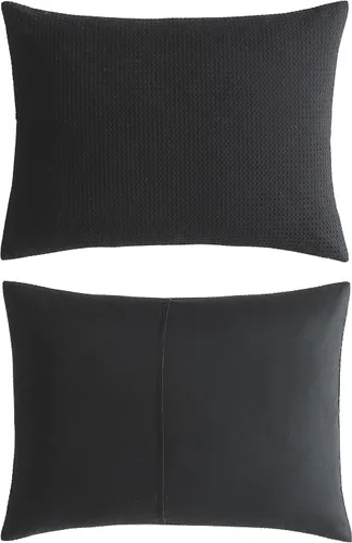 Miniatura 4 de Vera Wang - Juego de funda de edredón tamaño Queen, juego de ropa de cama de algodón suave con fundas a juego, artículos esenciales elegantes