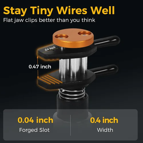 Miniatura 3 de Abrazadera Magnética de Manos de Ayuda de Metal, Soporte Ajustable de Tercera Mano para Soldadura para Electrónicos Pequeños, Pasatiempo DIY