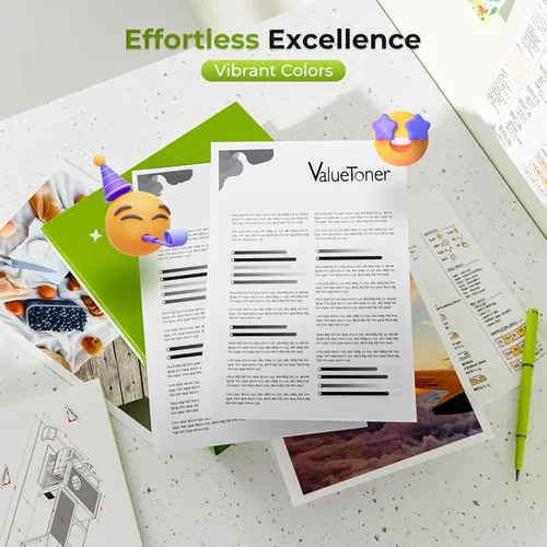 Miniatura 6 de Valuetoner - Cartucho de tinta de repuesto para HP 65 Negro, 65 XL, 65XL Negro, para impresoras HP, alto rendimiento, funciona para Envy 5055, 5052