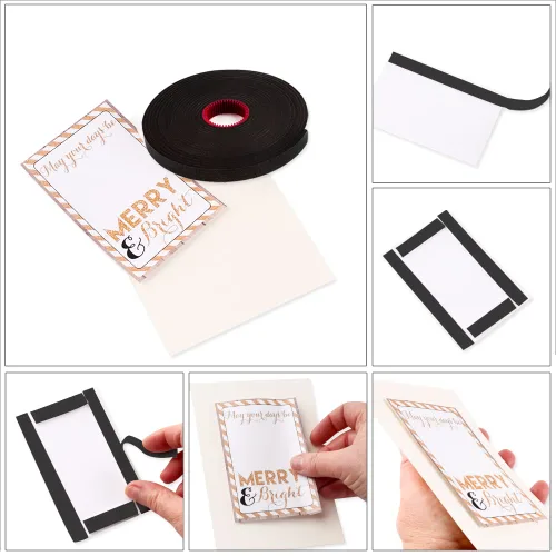 Miniatura 3 de Scrapbook Adhesives por 3L, cinta de espuma Crafty, negro, 1/2 pulgada x 13 pies/13.1 ft