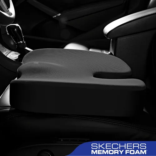 Miniatura 4 de Skechers Cojín de Espuma Viscoelástica para Asiento, Cojín para Silla de Oficina para Alivio del Dolor de Coxis, Almohada para Glúteos para Silla
