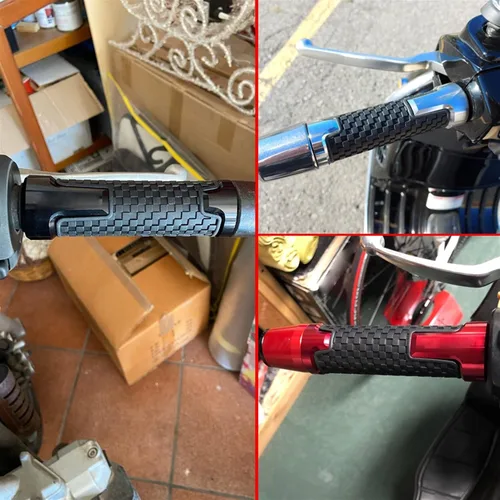 Miniatura 5 de Tapón de manillar para Yamaha XJ6N XJ6 XJ6DIVERSION 2009-2015 motocicleta antideslizante extremo manillar empuñaduras de goma extremos de agarre