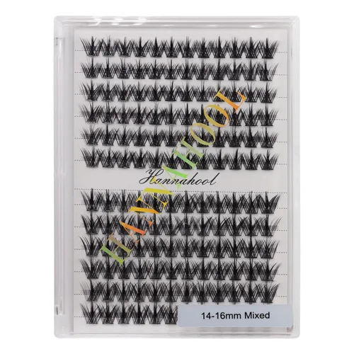Miniatura 25 de 12 filas - Bandeja grande con pestañas postizas mixtas de 8, 10, 12, 14, 16 mm / mixtas de 14, 15, 16 mm / mixtas de 14 mm - 16 mm / mixtas de 18-20