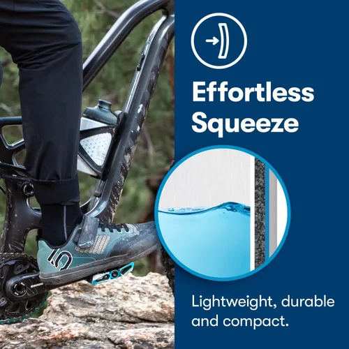 Miniatura 3 de Polar Bottle Session Muck - Botella de agua para bicicleta de montaña, sin bisfenol A, botella para ciclismo y deportes con cubierta antipolvo