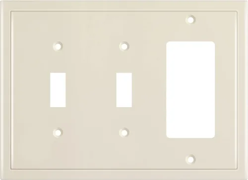 Miniatura 11 de Henne Bery Placa decorativa de pared con borde moderno, tapa de tomacorriente para cubrir enchufe, aleación de zinc maciza duradera