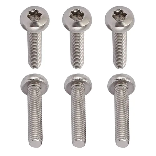 Miniatura 40 de DTGN Tornillos Torx de cabeza plana M1.0.236x0.118 in (DXL), paquete de 20, buenos para maquinaria, sujetadores de seguridad Torx de acero