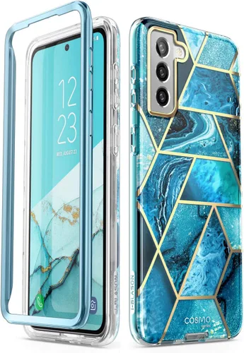 i-Blason Cosmo Series - Funda para Samsung Galaxy S21 Plus 5G, funda protectora delgada y elegante sin protector de pantalla integrado (océano)