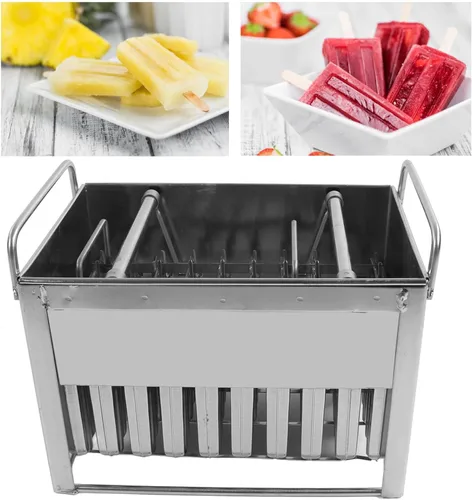 Miniatura 3 de Máquina de moldes de paletas de acero inoxidable 304, moldes de paletas de hielo, moldes para hacer helados, soporte de palo de acero inoxidable 304
